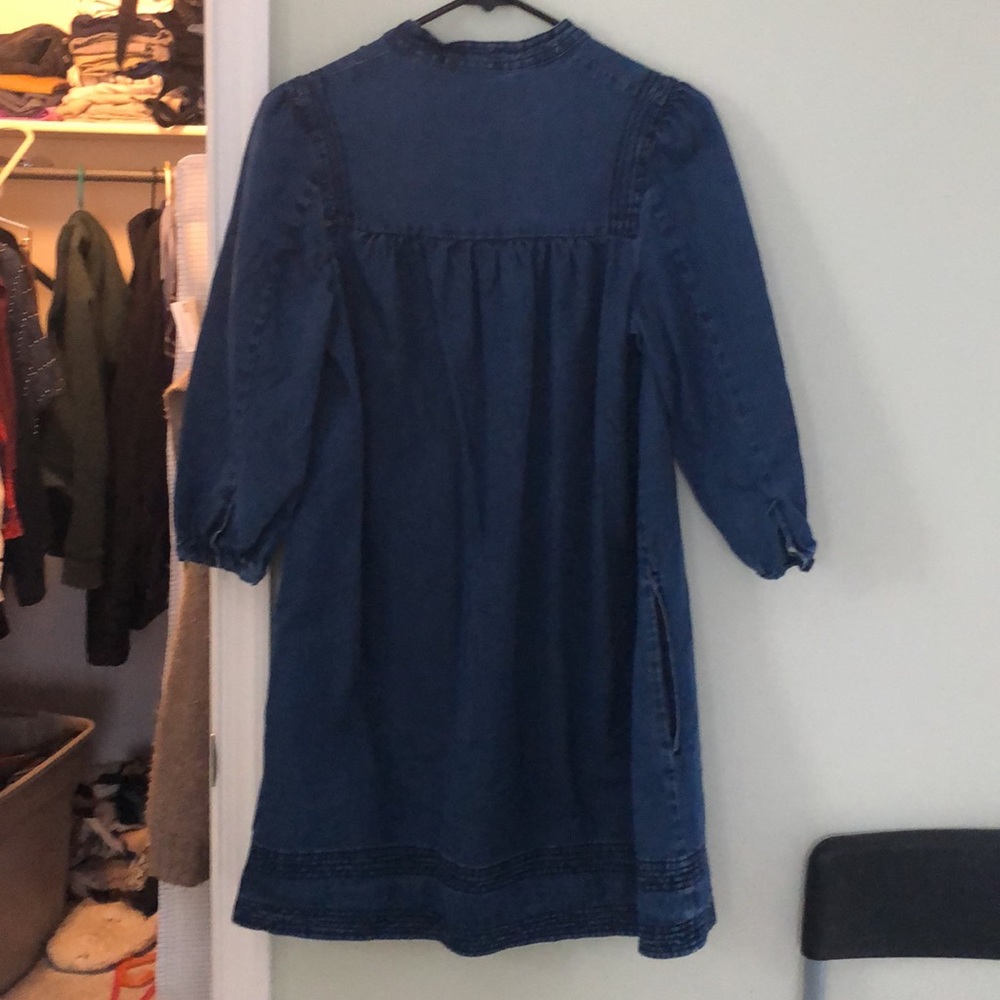 Blue denim shift/tunic dress GUC - Picture 5 of 6